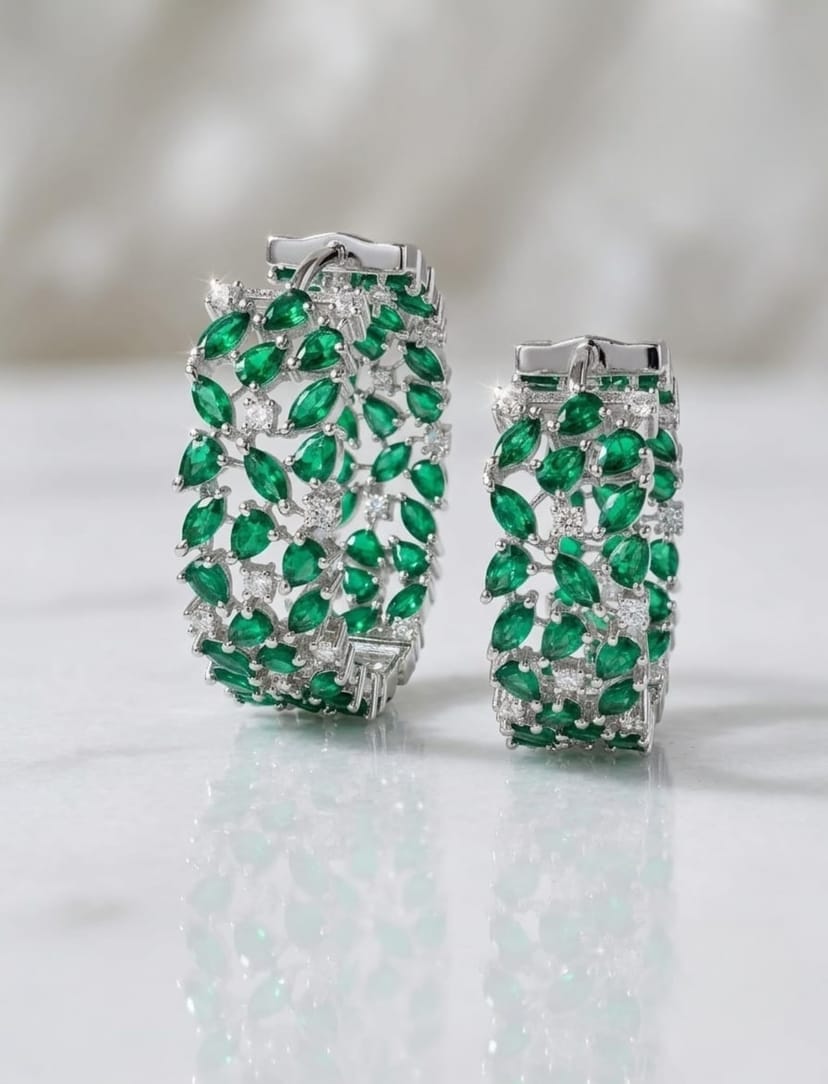 The Jade Lattice Hoops